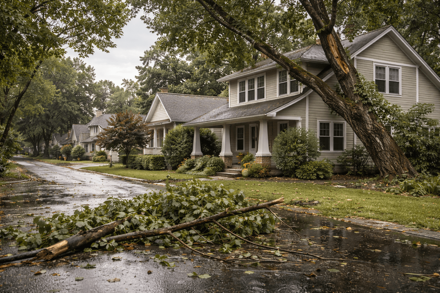 Photorealistic buyer reviewing home insurance paperwork with concern