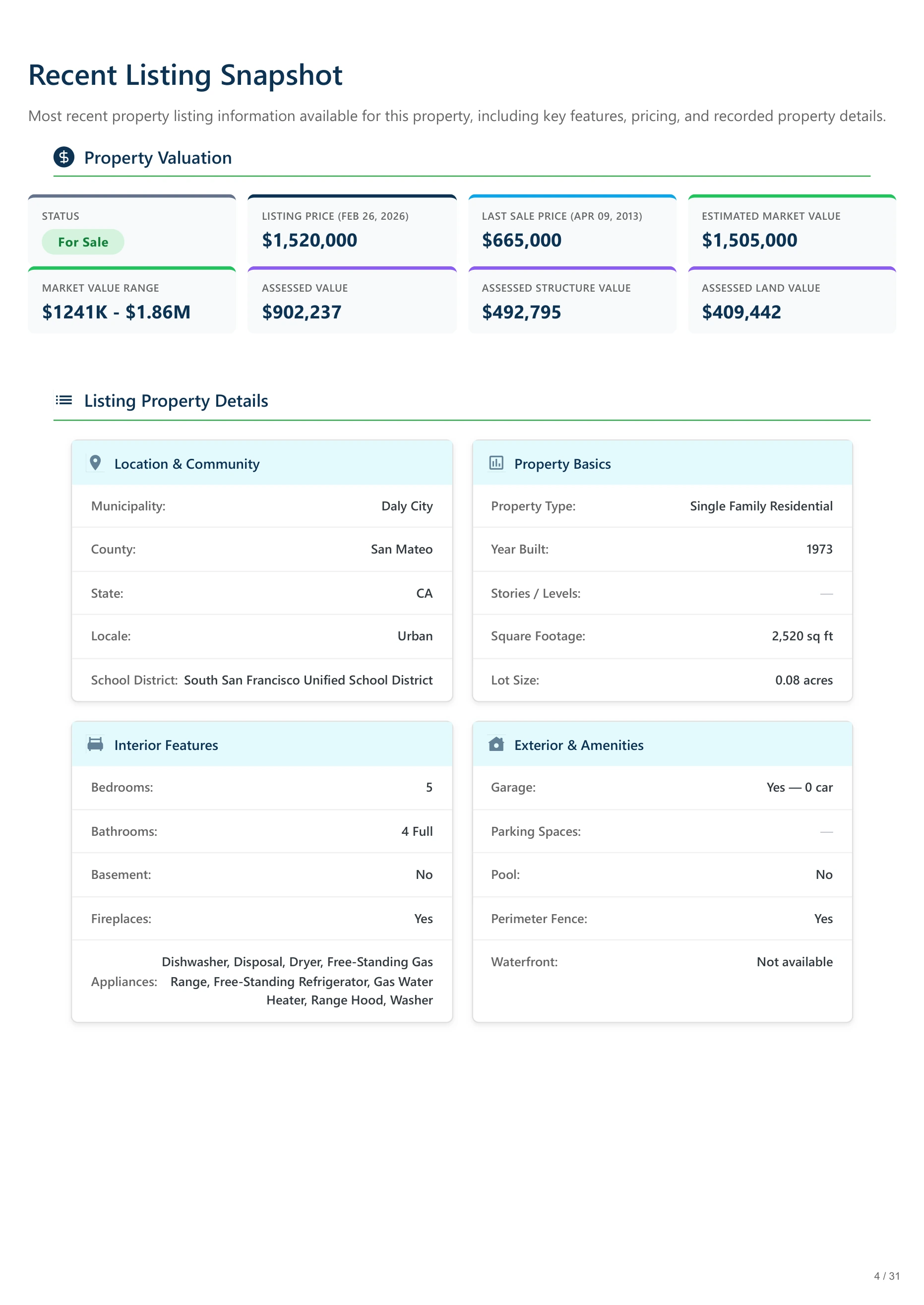 257 Hampshire Court, Daly City, CA report — page 4