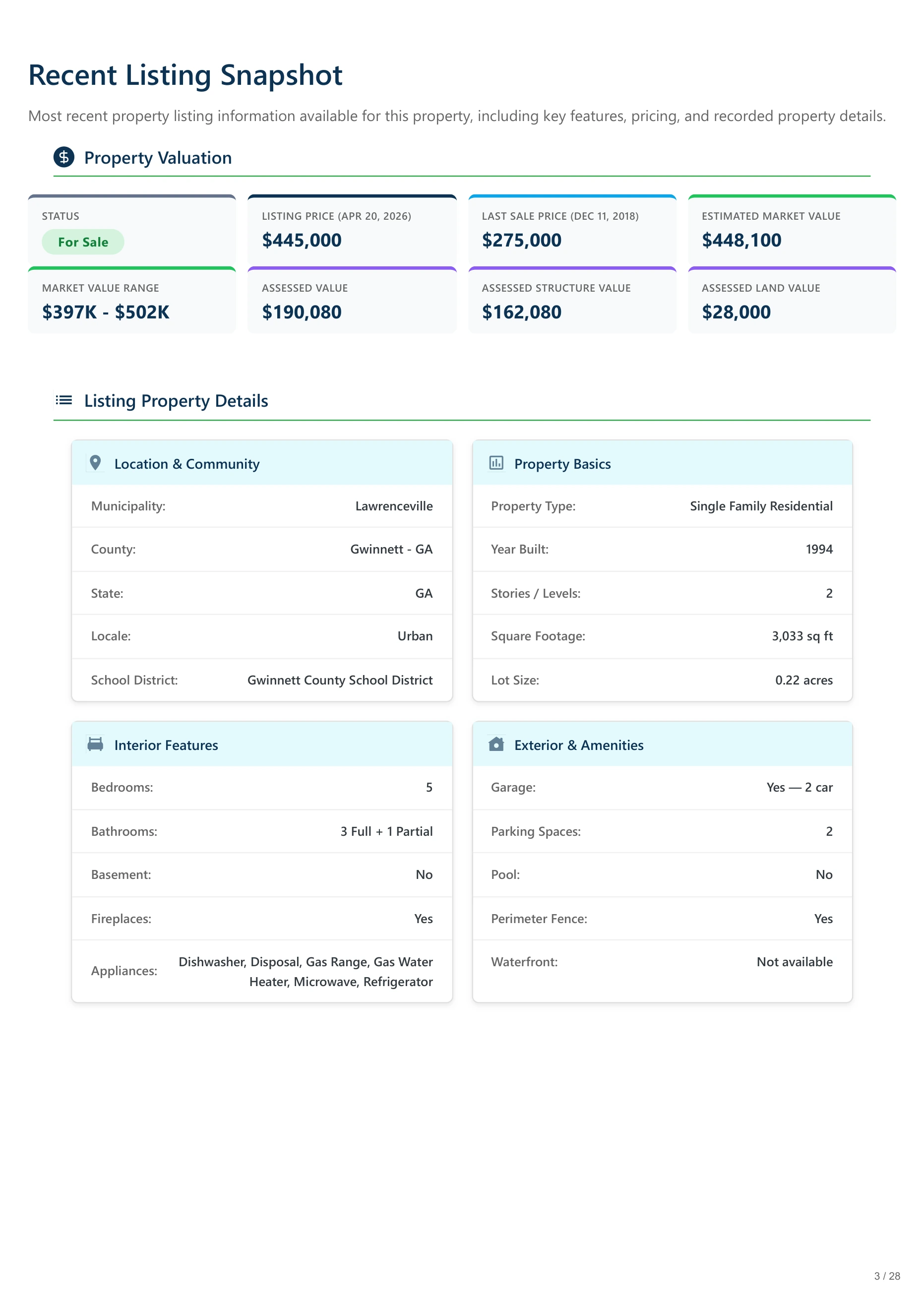855 Charter Club Drive, Lawrenceville, GA report — page 3